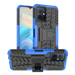 Gomma Texture TPU + Custodia per telefono PC con supporto, For vivo Y75 / Y55 / T1 5G, For Samsung Galaxy M23 / F23 5G
