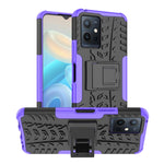 Gomma Texture TPU + Custodia per telefono PC con supporto, For vivo Y75 / Y55 / T1 5G, For Samsung Galaxy M23 / F23 5G