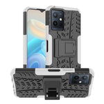 Gomma Texture TPU + Custodia per telefono PC con supporto, For vivo Y75 / Y55 / T1 5G, For Samsung Galaxy M23 / F23 5G