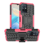 Gomma Texture TPU + Custodia per telefono PC con supporto, For vivo Y75 / Y55 / T1 5G, For Samsung Galaxy M23 / F23 5G