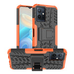 Gomma Texture TPU + Custodia per telefono PC con supporto, For vivo Y75 / Y55 / T1 5G, For Samsung Galaxy M23 / F23 5G
