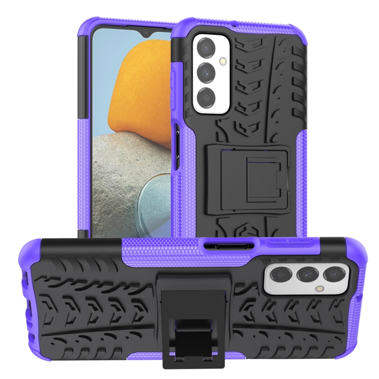 Gomma Texture TPU + Custodia per telefono PC con supporto, For vivo Y75 / Y55 / T1 5G, For Samsung Galaxy M23 / F23 5G