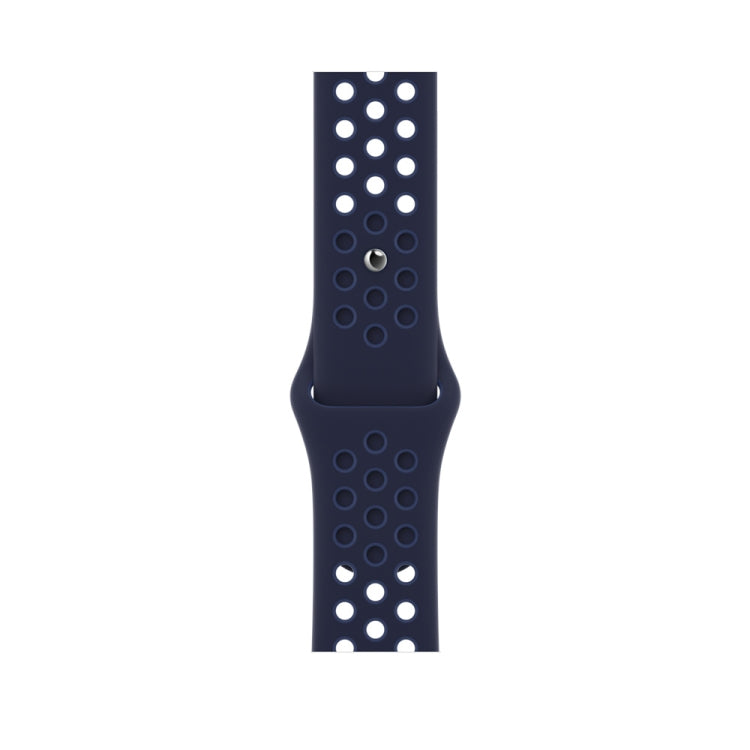Cinturino sportivo in silicone per Apple Watch Series, 7 41mm / 6&SE&5&4 40mm / 3&2&1 38mm, 7 45mm / 6&SE&5&4 44mm / 3&2&1 42mm