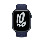 Cinturino sportivo in silicone per Apple Watch Series, 7 41mm / 6&SE&5&4 40mm / 3&2&1 38mm, 7 45mm / 6&SE&5&4 44mm / 3&2&1 42mm