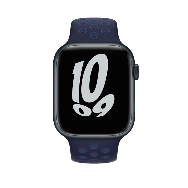 Cinturino sportivo in silicone per Apple Watch Series, 7 41mm / 6&SE&5&4 40mm / 3&2&1 38mm, 7 45mm / 6&SE&5&4 44mm / 3&2&1 42mm