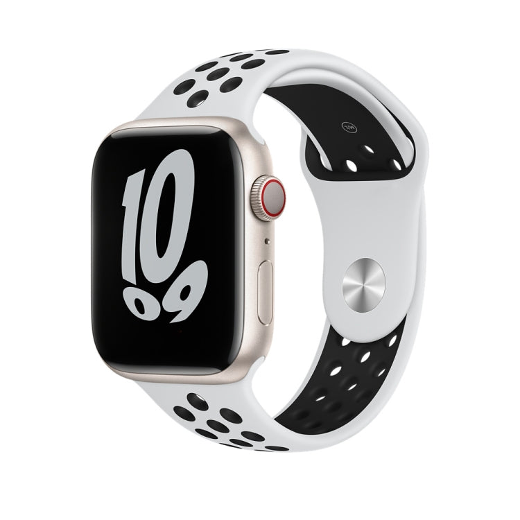 Cinturino sportivo in silicone per Apple Watch Series, 7 41mm / 6&SE&5&4 40mm / 3&2&1 38mm, 7 45mm / 6&SE&5&4 44mm / 3&2&1 42mm