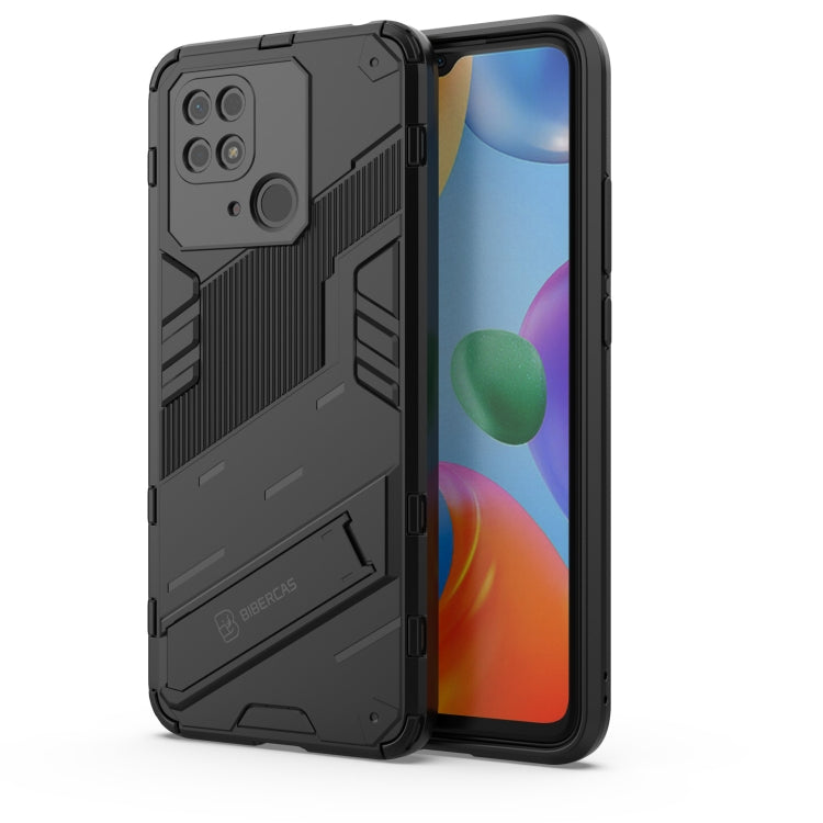 Punk Armor PC + Custodia per telefono in TPU con supporto, For Xiaomi Redmi 10C 4G