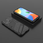 Punk Armor PC + Custodia per telefono in TPU con supporto, For Xiaomi Redmi 10C 4G