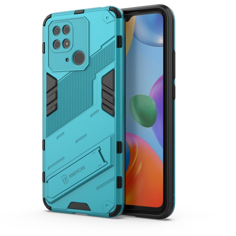 Punk Armor PC + Custodia per telefono in TPU con supporto, For Xiaomi Redmi 10C 4G