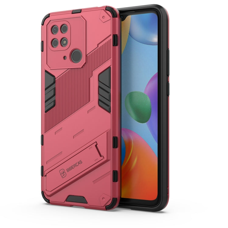 Punk Armor PC + Custodia per telefono in TPU con supporto, For Xiaomi Redmi 10C 4G