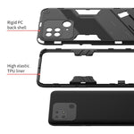 Punk Armor PC + Custodia per telefono in TPU con supporto, For Xiaomi Redmi 10C 4G
