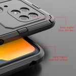 Punk Armor PC + Custodia per telefono in TPU con supporto, For Xiaomi Redmi 10C 4G