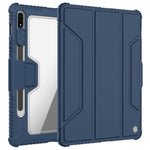 Custodia in pelle per tablet NILLKIN Bumper Pro Camshield, For Samsung Galaxy Tab S8, For Samsung Galaxy Tab S8+