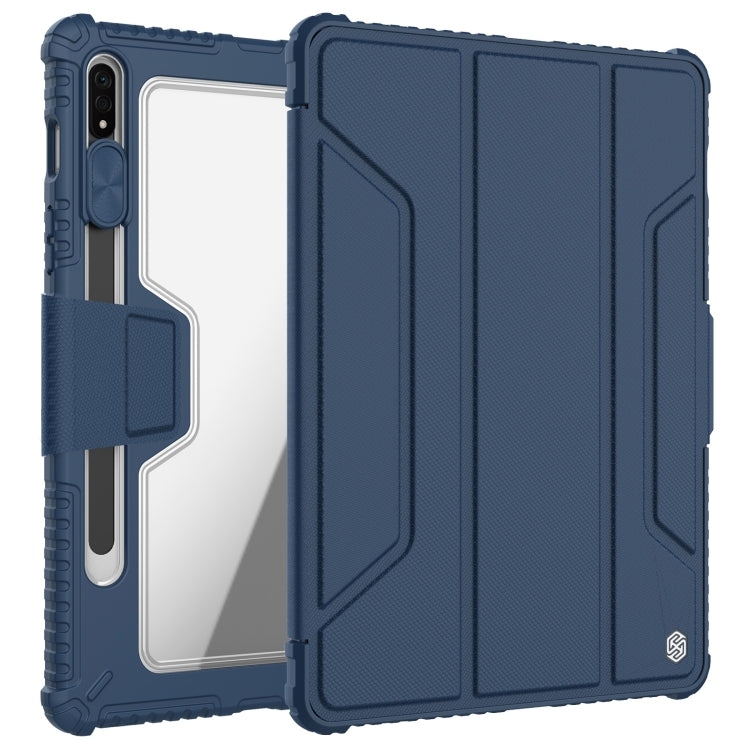 Custodia in pelle per tablet NILLKIN Bumper Pro Camshield, For Samsung Galaxy Tab S8, For Samsung Galaxy Tab S8+