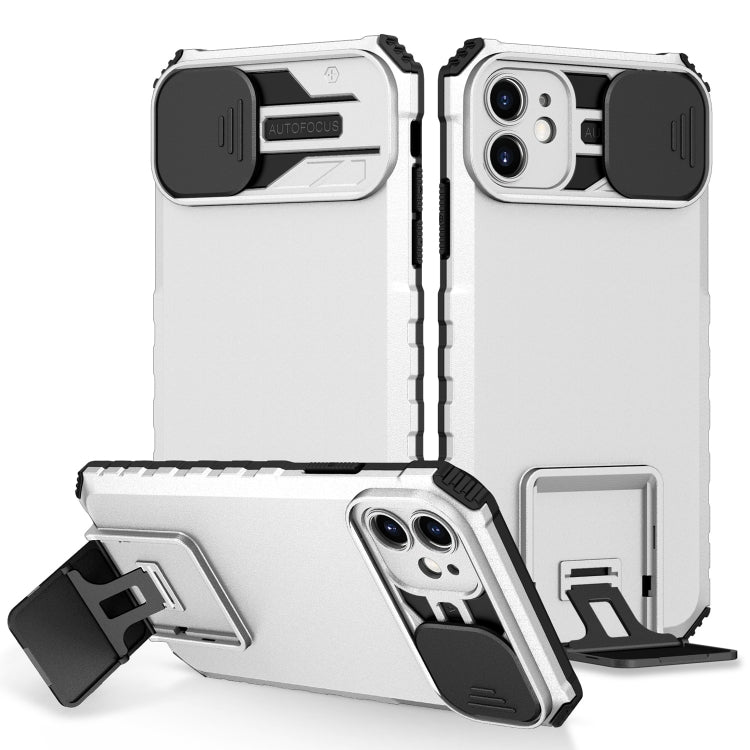 Custodia per telefono camshield scorrevole con supporto stereoscopico, For iPhone 11, For iPhone 12, For iPhone 12 Pro