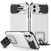 Custodia per telefono camshield scorrevole con supporto stereoscopico, For iPhone 11, For iPhone 12, For iPhone 12 Pro