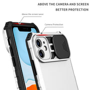 Custodia per telefono camshield scorrevole con supporto stereoscopico, For iPhone 11, For iPhone 12, For iPhone 12 Pro