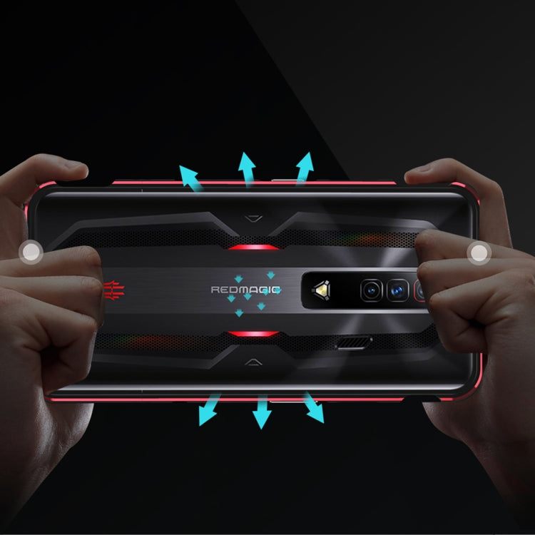 Protezione per obiettivo serie Aurora + custodia per telefono con struttura in metallo, For ZTE nubia Red Magic 7, For ZTE nubia Red Magic 7 Pro