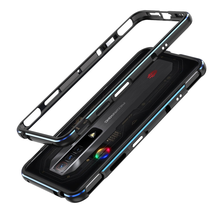 Protezione per obiettivo serie Aurora + custodia per telefono con struttura in metallo, For ZTE nubia Red Magic 7, For ZTE nubia Red Magic 7 Pro