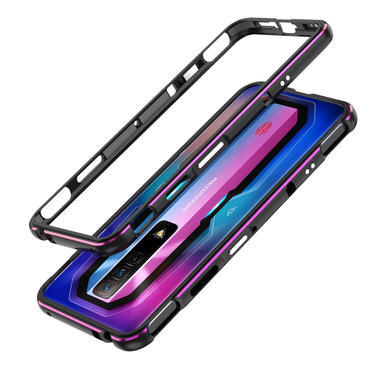 Protezione per obiettivo serie Aurora + custodia per telefono con struttura in metallo, For ZTE nubia Red Magic 7, For ZTE nubia Red Magic 7 Pro