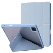Custodia per tablet in pelle acrilica trasparente a deformazione, For iPad Air 13 2025 / 2024 / iPad Pro 12.9 2022 / 2021 / 2020 / 2018
