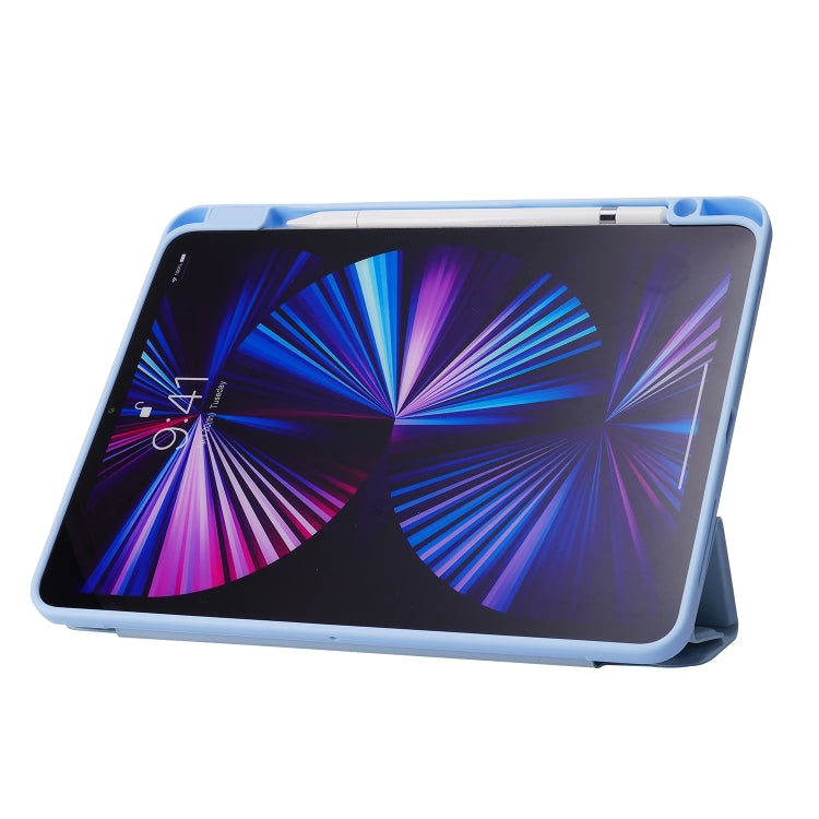 Custodia per tablet in pelle acrilica trasparente a deformazione, For iPad Air 13 2025 / 2024 / iPad Pro 12.9 2022 / 2021 / 2020 / 2018