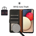 KHAZNEH Custodia per telefono RFID in pelle con texture Litchi, For Nokia 6.3, For Nokia G11 / G21 4G, For Nokia X100