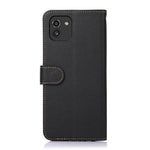 KHAZNEH Custodia per telefono RFID in pelle con texture Litchi, For Samsung Galaxy A03 164mm, For Samsung Galaxy A13, For Samsung Galaxy A33 5G, For Samsung Galaxy M23 / F23 5G, For Samsung Galaxy M53 5G, For Samsung Galaxy S21 FE 5G