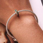 Accessori per collana braccialetto fai-da-te con perline di fiori a farfalla in argento sterling S925, Butterfly Flower