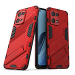 Punk Armor 2 in 1 PC + custodia per telefono antiurto in TPU con supporto invisibile, For OPPO Reno7 4G
