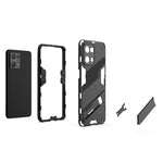 Punk Armor 2 in 1 PC + custodia per telefono antiurto in TPU con supporto invisibile, For OPPO Reno7 4G