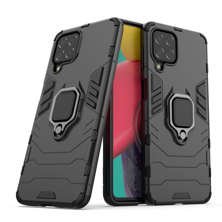 Custodia protettiva antiurto per PC + TPU con supporto per anello magnetico, For Samsung Galaxy M53 5G