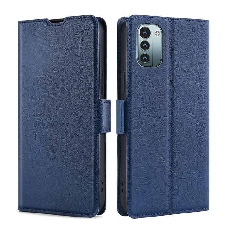 Custodia per telefono in pelle con fibbia laterale ultrasottile, For Nokia G21 / G11