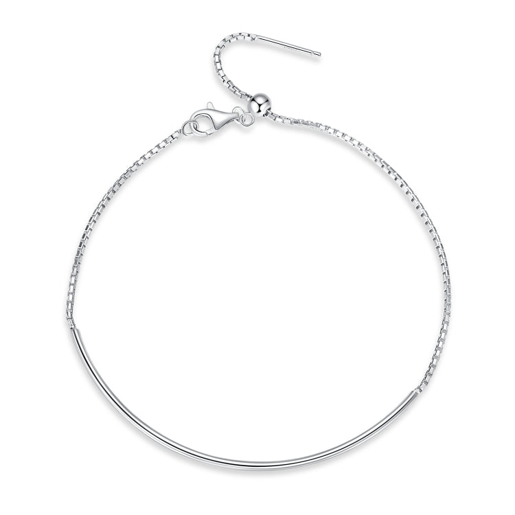 Gioielli da donna con braccialetto a catena di base in argento sterling S925, Basic Chain