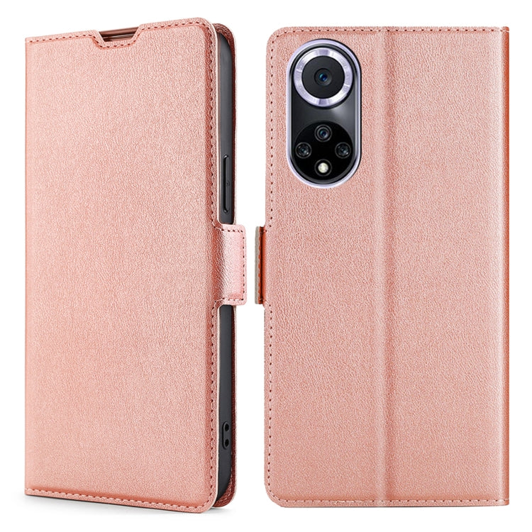 Custodia per telefono in pelle con fibbia laterale ultrasottile, For Huawei nova 9, For Huawei Nova 9 SE 4G