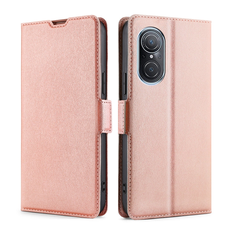 Custodia per telefono in pelle con fibbia laterale ultrasottile, For Huawei nova 9, For Huawei Nova 9 SE 4G