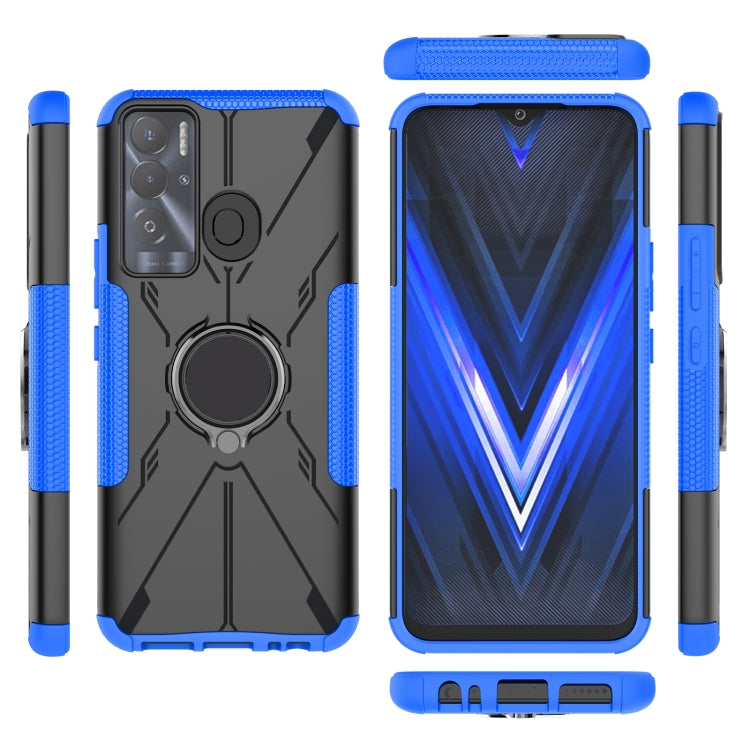 Armor Bear Custodia antiurto per PC + TPU con anello, For Nokia G21, For Motorola Moto G Stylus 2022, For Xiaomi Redmi Note 11 Pro 5G, For Tecno Spark Go 2022, For Samsung Galaxy A03s US Version, For Tecno Pova Neo