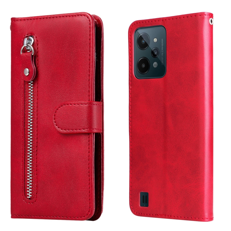 Custodia in pelle flip orizzontale con cerniera Fashion Calf Texture, For OPPO Realme C31, For OPPO Reno7 Pro 5G China & Global