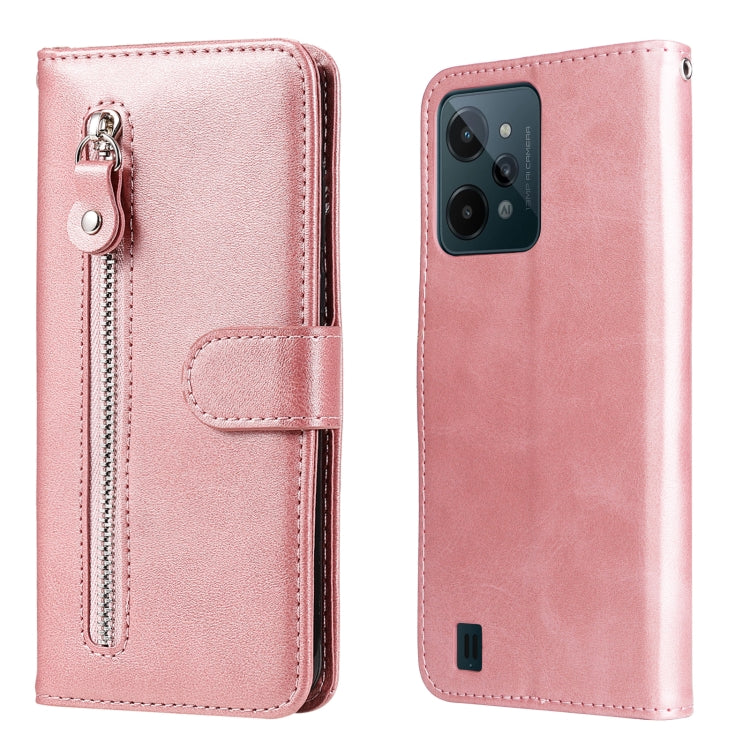 Custodia in pelle flip orizzontale con cerniera Fashion Calf Texture, For OPPO Realme C31, For OPPO Reno7 Pro 5G China & Global