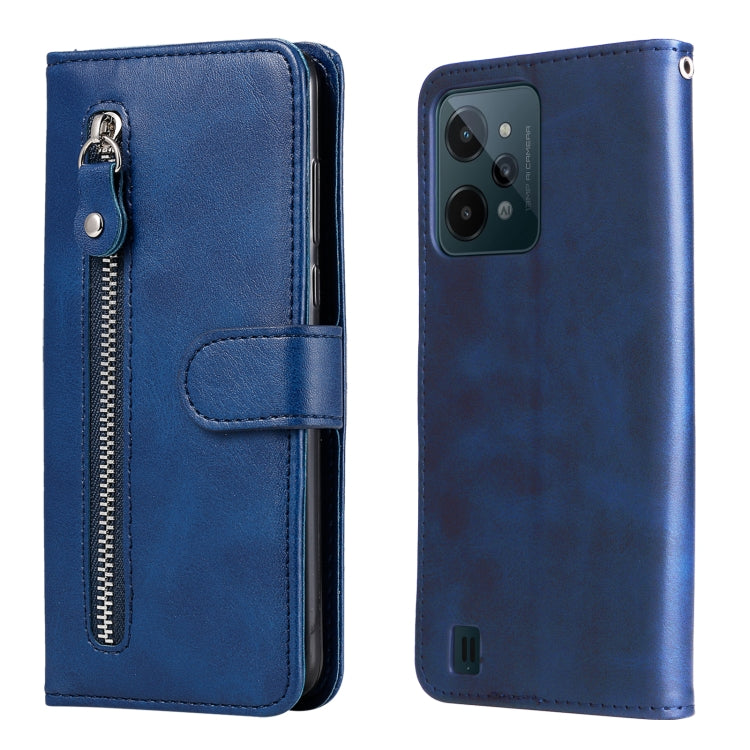 Custodia in pelle flip orizzontale con cerniera Fashion Calf Texture, For OPPO Realme C31, For OPPO Reno7 Pro 5G China & Global