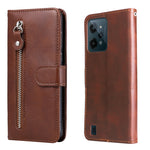 Custodia in pelle flip orizzontale con cerniera Fashion Calf Texture, For OPPO Realme C31, For OPPO Reno7 Pro 5G China & Global