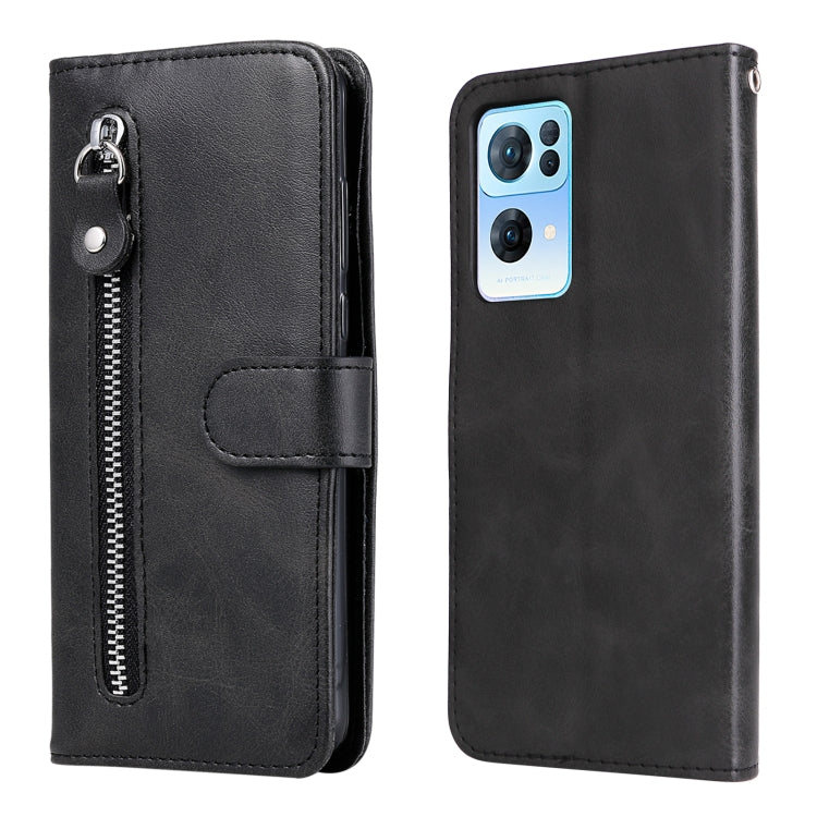 Custodia in pelle flip orizzontale con cerniera Fashion Calf Texture, For OPPO Realme C31, For OPPO Reno7 Pro 5G China & Global