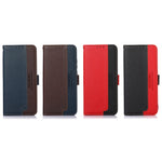 KHAZNEH Custodia per telefono RFID in pelle con texture Litchi, For Motorola Moto G52 4G
