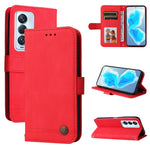 Custodia per telefono in pelle con bottone in metallo con albero della vita Skin Feel, For Tecno Camon 18 Premier, For Tecno Camon 18 / 18 Pro, For Infinix Hot 11s, For Infinix Hot 11s NFC