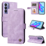 Custodia per telefono in pelle con bottone in metallo con albero della vita Skin Feel, For Tecno Camon 18 Premier, For Tecno Camon 18 / 18 Pro, For Infinix Hot 11s, For Infinix Hot 11s NFC