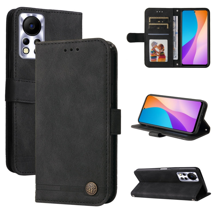 Custodia per telefono in pelle con bottone in metallo con albero della vita Skin Feel, For Tecno Camon 18 Premier, For Tecno Camon 18 / 18 Pro, For Infinix Hot 11s, For Infinix Hot 11s NFC