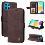 Custodia per telefono in pelle con bottone in metallo con albero della vita Skin Feel, For Infinix Hot 11, For Infinix Smart 6, For Infinix Note 11 Pro / 11S / X697, For OPPO Reno7 5G / Find X5 Lite Global