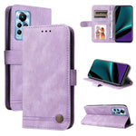 Custodia per telefono in pelle con bottone in metallo con albero della vita Skin Feel, For Infinix Hot 11, For Infinix Smart 6, For Infinix Note 11 Pro / 11S / X697, For OPPO Reno7 5G / Find X5 Lite Global