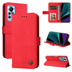 Custodia per telefono in pelle con bottone in metallo con albero della vita Skin Feel, For Infinix Hot 11, For Infinix Smart 6, For Infinix Note 11 Pro / 11S / X697, For OPPO Reno7 5G / Find X5 Lite Global