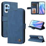Custodia per telefono in pelle con bottone in metallo con albero della vita Skin Feel, For Infinix Hot 11, For Infinix Smart 6, For Infinix Note 11 Pro / 11S / X697, For OPPO Reno7 5G / Find X5 Lite Global